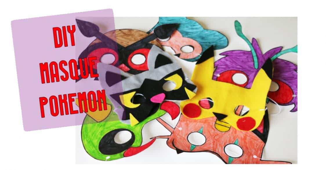 DIY Masques Pokémon ® pour enfants | Déguisement &amp; Anniversaire