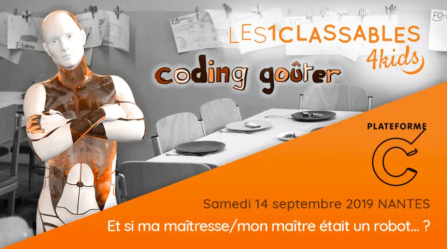 Un robot ,une table, présentation de l'atelier de sur les Robots