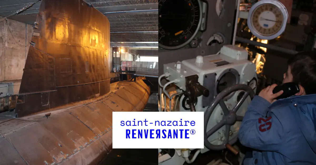 Visite d'un sous-marin à Saint-Nazaire
