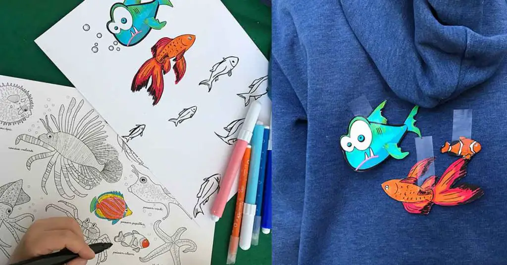 Poisson Davril Blagues Canulars Coloriages Pour Enfants RDVLudique