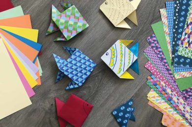 origami facile poisson