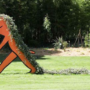 jardin des plantes de nantes - personnages fantaisies et plein d'humour du parc - Jean Jullien - Nantes