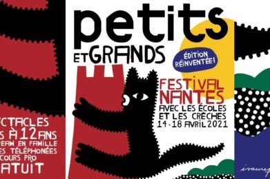 affiche festival enfant spectacle nantes tout petits illustration chat chateau de Nantes