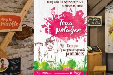 jardiner en famille illustration et photo de l'exposition tous au potager à carquefou - Musée de l'Erdre - gratuit - adapté aux enfants - Loire-Atlantique