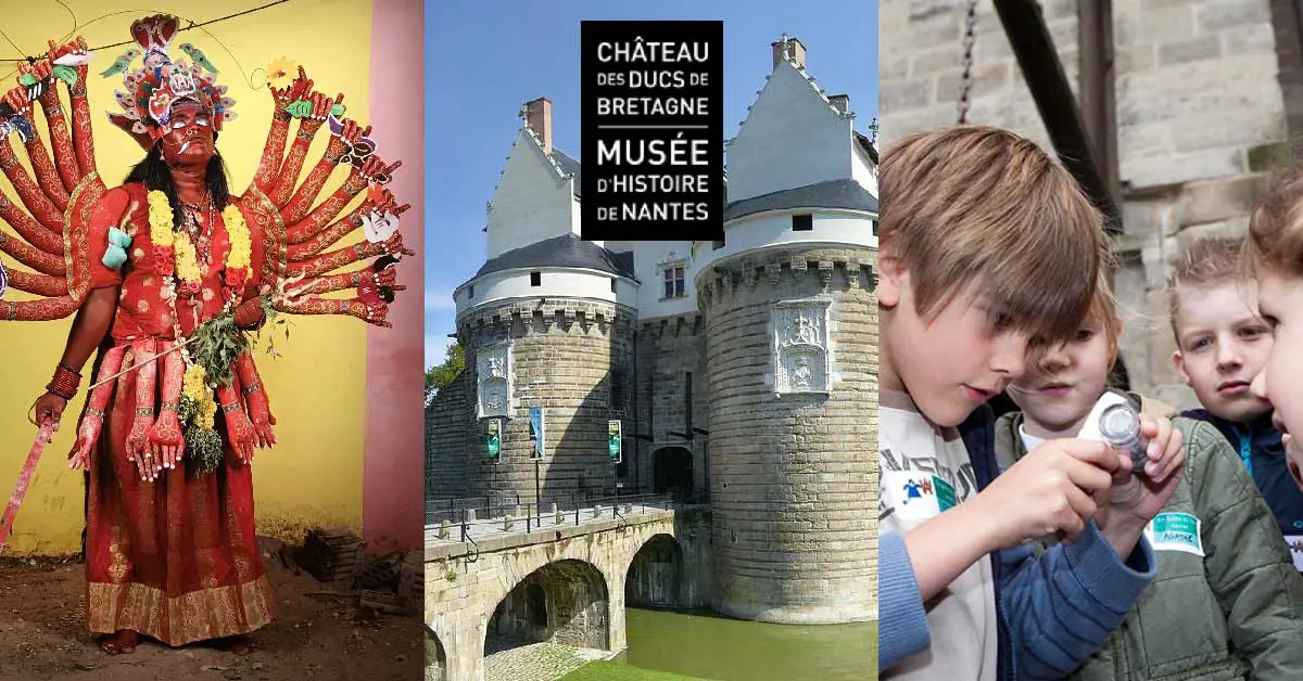 Animation enfant au chateau de Nantes - autour expo inde - loire atlantique chateau des ducs de bretagne pour enfants de 7 à 11 ans