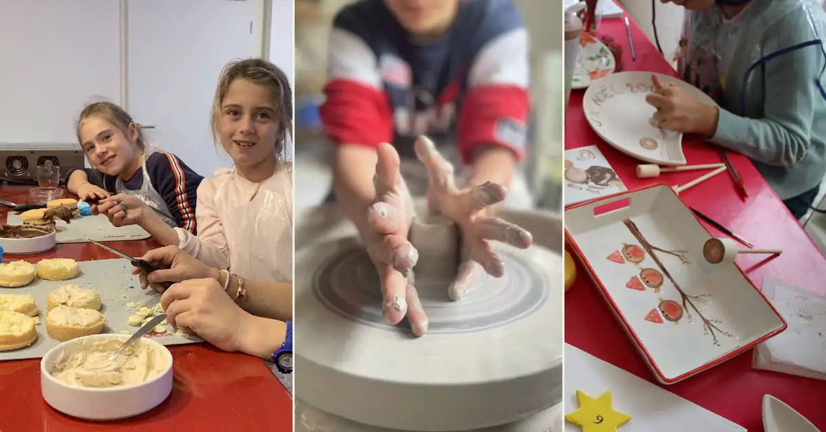 atelier parent enfant à nantes et loire-atlantique : cuisine création poterie peinture