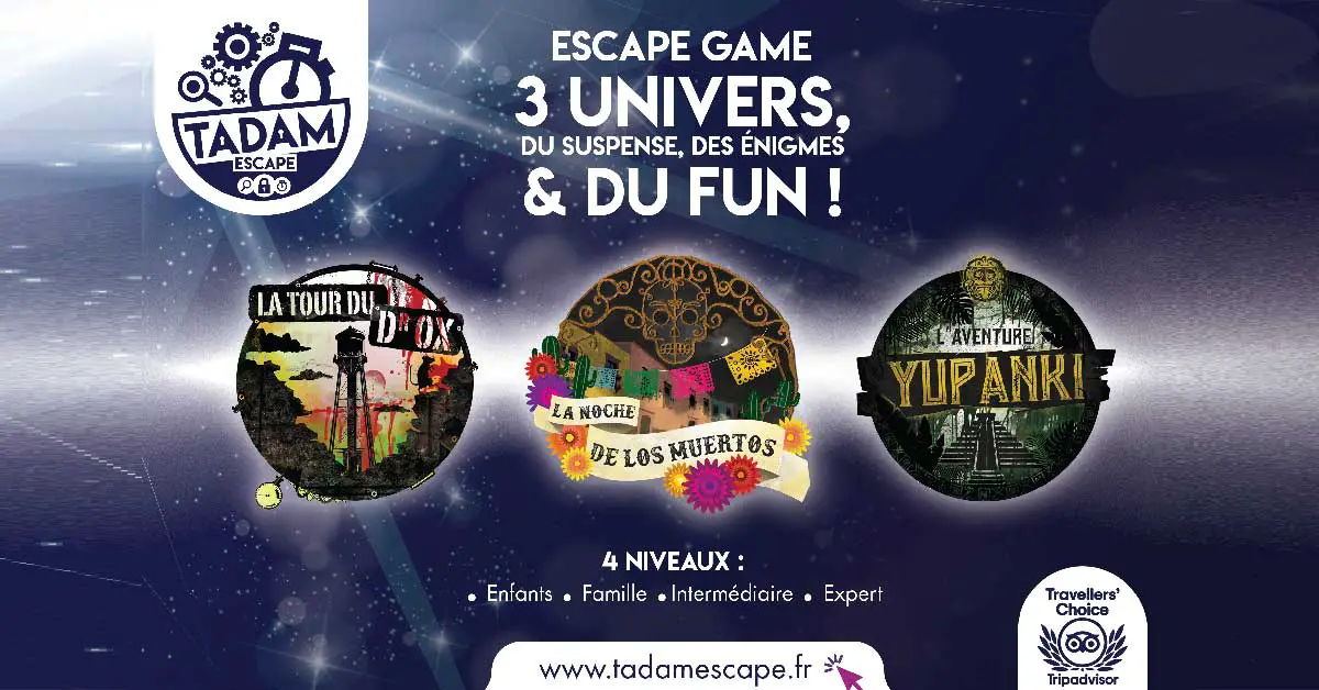 Tadam Escape Game dès 7 ans // Nantes - Carquefou