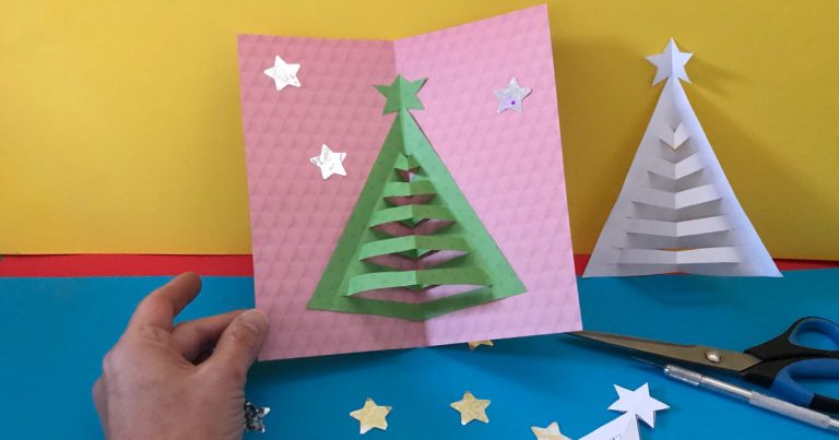 3 Cartes De Noël Pop-up 3D – Avec Enveloppes, Thèmes Traîneau, Sapin, Train, Cadeau Original Pour Enfants Et Proches