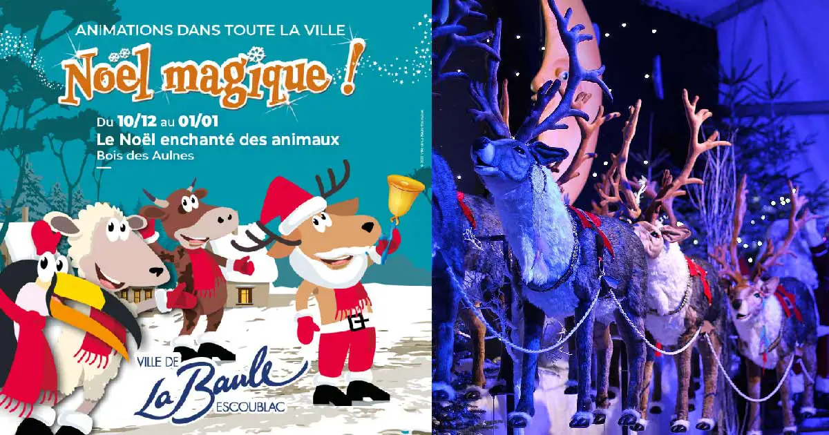 Parcours féerique de Noël - Bois des Aulnes - Noël Magique // La Baule