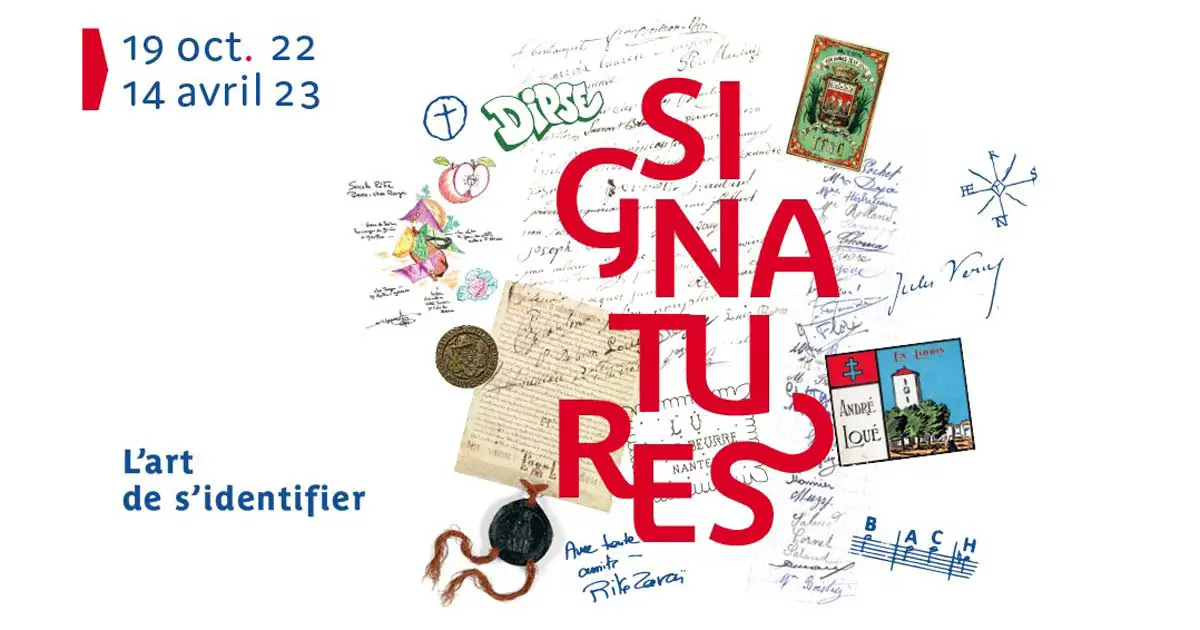 Exposition "Signatures, l'art de s'identifier" // Nantes