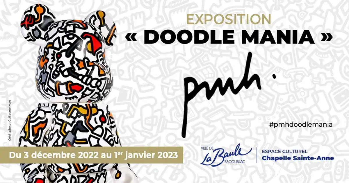 "Doodle Mania" de PMH - Exposition & Atelier // La Baule