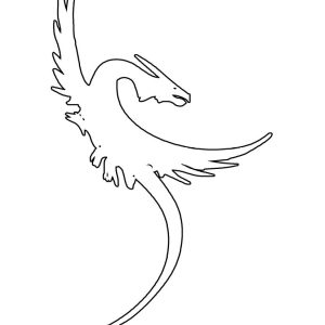 Coloriage dragon - Dessin dragon a imprimer - 5