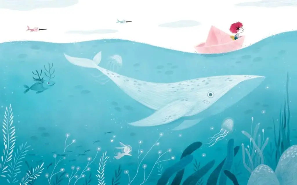 illustration de lili la baleine