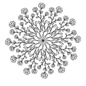 Coloriage Mandala Fleur a imprimer - 13