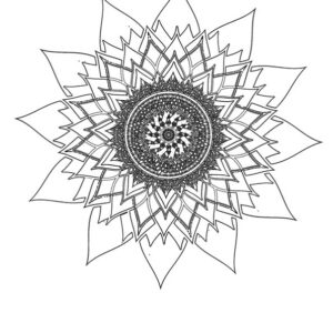 Coloriage Mandala Fleur a imprimer - 15